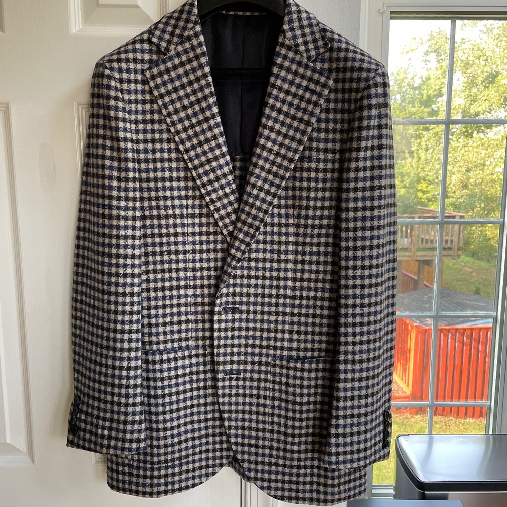 Guncheck Spier & Mackey wool sport coat